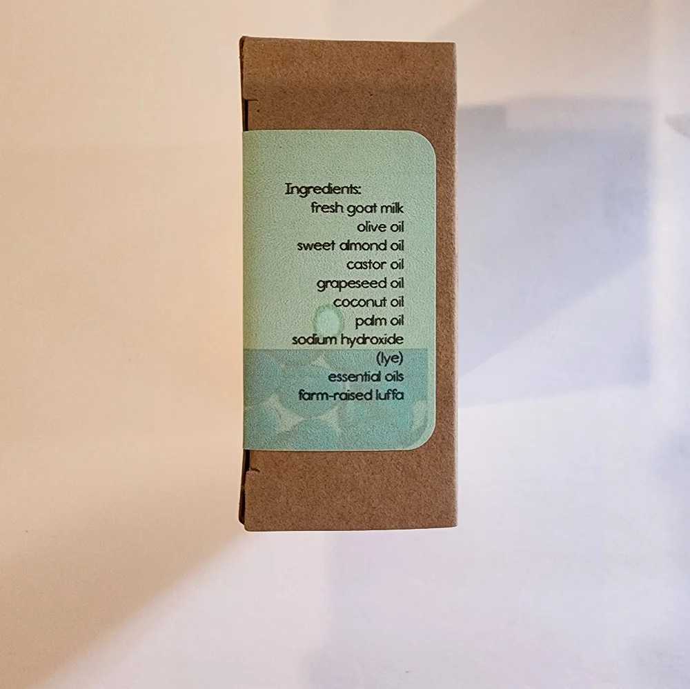 Tea Tree Oil Luffa Goat Milk Pet Soap Bar